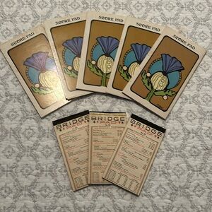 Vintage Lot of Bridge Score Cards
